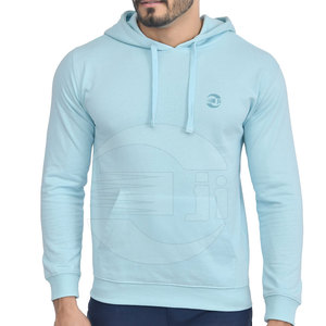 Sudadera con capucha de gimnasio para hombre personalizada profesional Logotipo ecológico Chaqueta con capucha de patrón sólido de invierno Técnicas teñidas lisas - Product Image 1