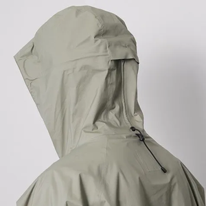 Chaqueta cortavientos para exteriores de poliéster ligera personalizada con cremallera 3M chaqueta cortavientos reflectante de nailon a prueba de viento - Product Image 2