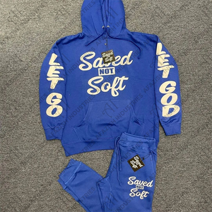 ชุดวอร์มผ้าคอตตอนสำหรับผู้ชายและผู้หญิงชุดวิ่งออกกำลังกายแนวสตรีทสำหรับฤดูหนาวชุดวอร์มสำหรับกิจกรรมกลางแจ้ง - Product Image 6