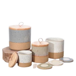 Bocaux de bougie en porcelaine en céramique personnalisés, porte-bougie en céramique en vrac, pour fête de mariage et décoration de noël - Product Image 6