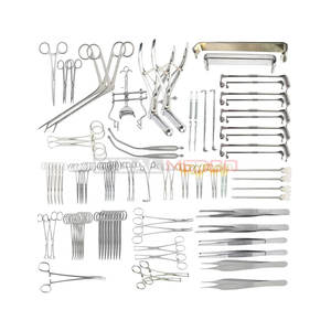 Juego de Cirugía, Kit Quirúrgico General, Cardiovascular, Abdominal, Laparotomía Básica, Uso Clínico Hospitalario, Acero Inoxidable Alemán, Veterinario - Product Image 4