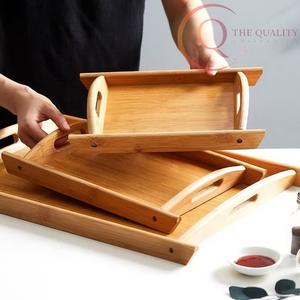 ถาดเสิร์ฟไม้ทำมือจากไม้ธรรมชาติ สีสันปรับแต่งได้ ปลอดสารพิษ ทนทาน ขั้นต่ำ 100 ชิ้น สำหรับบ้านรักษ์โลก - Product Image 4