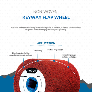 Netron แผ่นล้อขัดผิวซาติน, แผ่นปิดผิวทำจากผ้าไม่ถักไม่ทอขนาด100x50x19มม. ทำฉลากได้ตามต้องการจากสเตนเลสและอลูมิเนียม - Product Image 2