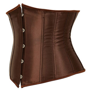 Corsé de satén naranja para moldear el cuerpo, ropa moldeadora de cintura, adelgazante corpiño, lencería para mujer, traje de moda Sexy a la moda - Product Image 4