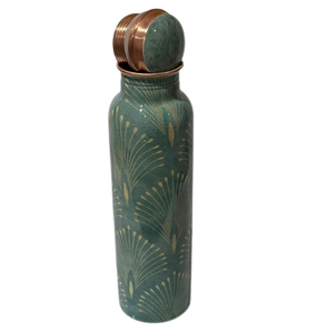 Metal Ayurvedic Copper <b>Water</b> <b>Bottle</b> Customized Printed <b>Water</b> <b>Bottle</b> Health Benefits Uses For <b>Gym</b> Customized Size & Shape <b>Bottle</b> - Product Image 1