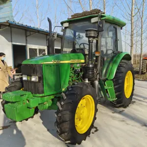 Fornecimento de fábrica de trator John Deer usado para trator agrícola de rodas 90hp para venda