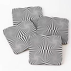 Venta al por mayor a granel en blanco esmalte impresión posavasos de madera logotipo personalizado sublimación redondo cuadrado bebidas posavasos - Product Image 1