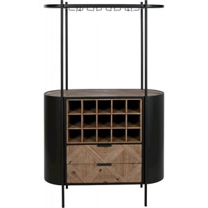 Comptoir de bar en bois de luxe personnalisé pour meubles de salon à installer avec options de personnalisation disponibles - Product Image 1
