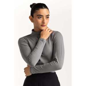 Top Informal para Mujer WM-KTP-WS24-011, Cuello Alto, Prenda de Moda Casual, Cómoda, Tejida, 100% Poliéster, Estampado Animal - Product Image 2