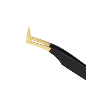 แหนบต่อขนตาธีมคริสต์มาส แหนบเคลือบกระดาษ ปลายตรง ปลายโค้ง ปลายแหลม แหนบสแตนเลส อุปกรณ์จับขนตา - Product Image 3