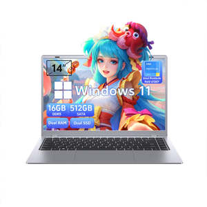 Usine OEM 15.6 pouces nouvel ordinateur portable professionnel Int el Pentium Gold 6500Y Win dows 11 Pro ordinateurs portables tout neuf personnalisé DDR4 - Product Image 1