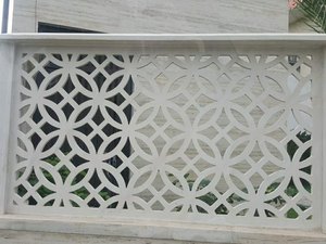 บ้าน & วิลล่าตกแต่งอินเดียงานฝีมือหินธรรมชาติหินทรายย่างหน้าต่างย่าง jali สำหรับการใช้งานอเนกประสงค์ - Product Image 5