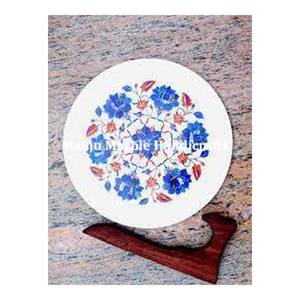 Plaque d'incrustation de marbre de produit de qualité supérieure de conception classique avec l'art floral de coquille de mer de nacre pour l'utilisation de service de nourriture de cuisine d'hôtel - Product Image 6