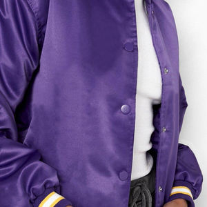 High Quality <b>Women's</b> Casual Fashion Silk <b>Women's</b> Bomber <b>Jacket</b> Custom Made Varsity Design <b>Light</b> Weight Knitted Cotton for Winter - Product Image 5