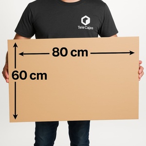 Carton ondulé Kraft 80x60 cm, matériau écologique et résistant pour l'artisanat, papier pour travaux manuels - Product Image 2