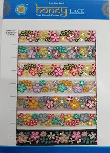 Broche elegante con bordado Floral, adorno decorativo de encaje intrincado para ropa, zapatos, bolsos, adornos de accesorios de moda de red - Product Image 3