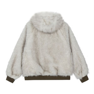 Parka de invierno personalizada para hombre, chaqueta cortavientos de gran tamaño con cremallera, forro polar Reversible, estilo bombardero de camuflaje, longitud larga - Product Image 3