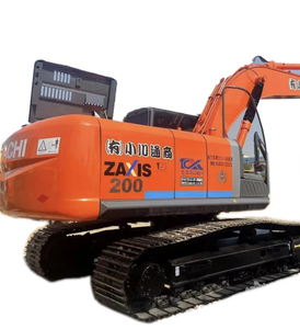 Excavadora de cadenas Hitachi ZX200 de alto rendimiento, 20 toneladas, usada, con pocas horas de uso, maquinaria hidráulica de segunda mano en venta - Product Image 1