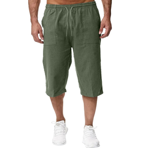 "Shorts pour hommes shorts pour hommes gris foncé lavé à l'acide denim longueur au genou Slim Fit décontracté vêtements d'été" 2025 - Product Image 4