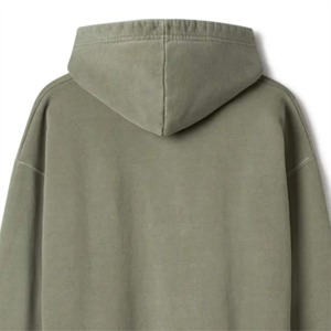 Sweat à capuche personnalisable 100 % polyester pour homme, idéal pour l'hiver, style décontracté, motif uni, cordon de serrage ajustable, respirant et séchage rapide - Product Image 6