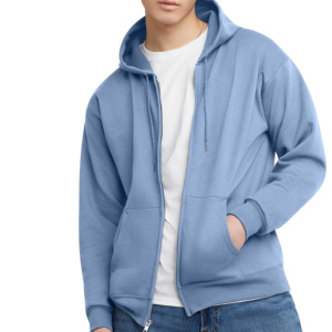 Polyester/Cotton Fleece Heavy Pullover Zip <b>Hoodies</b> Men Streetwear Style Custom Blank Screen Print Embroidery Solid Winter <b>Plain</b> - Product Image 3