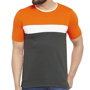 เสื้อยืดผู้ชายทรงพอดีตัวแห้งเร็วทำจากโพลีเอสเตอร์พิมพ์โลโก้ได้ตามต้องการ - Product Image 1