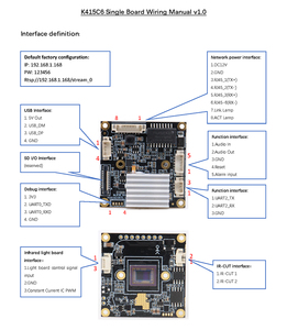 Nuevo Módulo de Cámara IP <span class=keywords><strong>4K</strong></span> 8MP Starlight IMX415 Hi3516CV610, Placa Principal de Cámara de Seguridad Inteligente SMTSEC CCTV IPC SIP-K415C6S - Product Image 5
