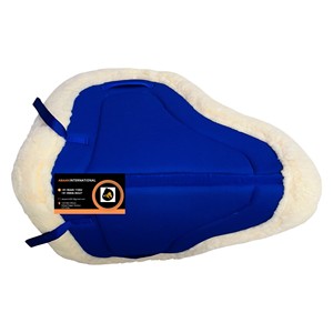 Almohadilla de malla transpirable premium con relleno de espuma, forro de piel gruesa y antideslizante para equitación y salto. - Product Image 5