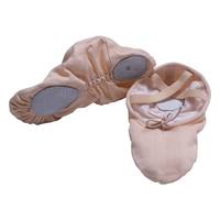 Chaussures de ballet en toile pour femmes ZIWA, doublure en coton doux, semelle extérieure fendue en cuir, couleurs personnalisées, logo personnalisé, danse