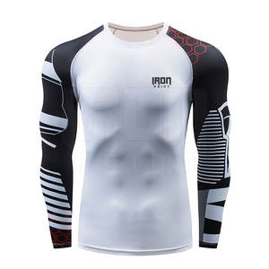 Rashguard de manga larga Rash Guard tamaño personalizado y diseños para hombres ropa deportiva cómoda Rash Guard - Product Image 1