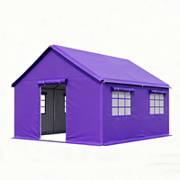 Tente de secours d'urgence en toile, portable, respirante, pour l'extérieur, quatre saisons, imperméable, installation rapide, temporaire, pour tremblements de terre et inondations