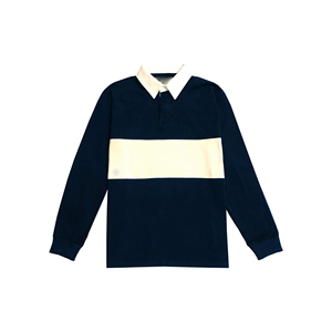 Rugby homme personnalisé de haute qualité pour chemises à manches courtes Street Wear solide sérigraphie 100% coton séchage rapide brodé - Product Image 2