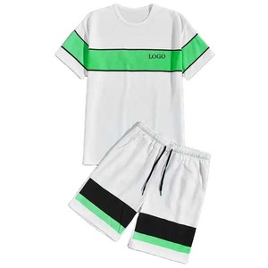 Nouvel ensemble décontracté deux pièces pour homme, grande taille, en coton respirant et à séchage rapide, idéal pour l'été - Product Image 6