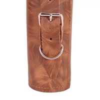Accessoire de tir à l'arc de chasse de haute qualité avec logo personnalisé, carquois dorsal, pointes en acier, flèches en cuir PU et plumes en plastique