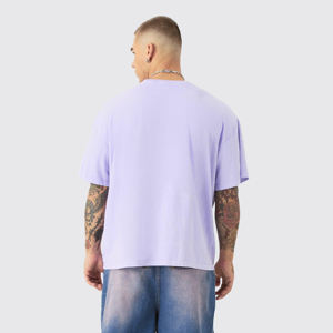 Nueva llegada camiseta de lujo hombres impresión personalizada Logo Mock Neck camiseta en blanco de gran tamaño hombres camiseta para hombres al por mayor - Product Image 1