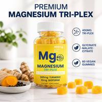 OEM Super Magnésium Mineral Gummies Vitamines de santé optimale pour adultes et enfants Supplément chaud dans la forme posologique de bonbons gommeux