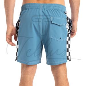 Shorts de Playa Elásticos para Hombre al por Mayor, 100% Poliéster, Secado Rápido, con Cordón Ajustable, para Surf y Natación - Product Image 1