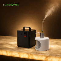 Diffuseur de parfum LUXAROMES K05 8000m³ 1500ml avec télécommande, logo, HVAC, sans eau, métal, biphasique, pour hôtel, bureau, spa, commerce de détail