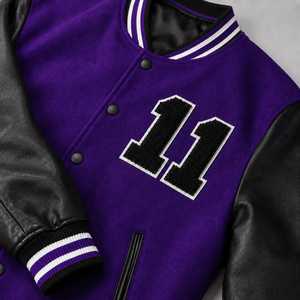 Chaqueta Varsity Personalizada al por Mayor, Fabricante de Chaquetas Letterman, Chaqueta Bomber con Bordado y Parches, Estilo Béisbol, Chaqueta Urbana Personalizada - Product Image 5