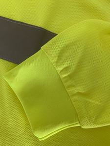 Chaleco de Seguridad Reflectante de Alta Visibilidad, Malla Fluorescente de Poliéster de Secado Rápido, Unisex, Ropa de Trabajo con Impresión por Sublimación - Product Image 5