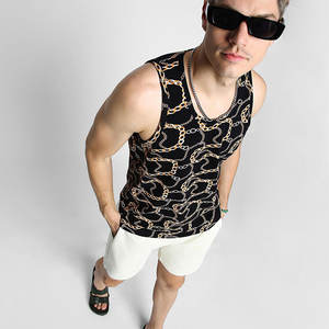 Débardeurs de sport décontracté pour hommes, vêtements de fitness en coton et polyester, grande taille, de haute qualité à bas prix - Product Image 3