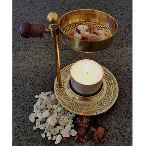 Newest Design Pure Brass Incense Holder Adjustable Incense <b>Burner</b> Air <b>Fragrance</b> <b>Oil</b> Diffuser for Home and Office Table Decorate - Product Image 6