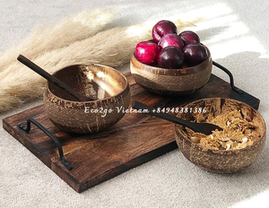 ชามกะลามะพร้าว / เป็นมิตรกับสิ่งแวดล้อม | ยั่งยืน | นํากลับมาใช้ใหม่ได้ | ธรรมชาติ | Eco2go Vietnam - Product Image 6