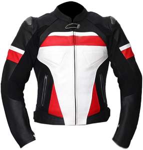 Chaqueta de moto de carreras de invierno Cardura para ciclistas transpirable y resistente al viento hecha en Pakistán - Product Image 1