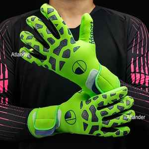 Guantes de portero de alta calidad, Material de transpirable blanco, guantes de portero de látex hechos a medida para deportes de fútbol - Product Image 6
