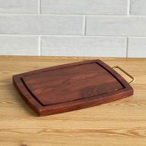 Modern <b>Wooden</b> Chopping Board With Smooth Surface And Sturdy Build To Simplify Chopping <b>Slicing</b> And Serving - Product Image 1