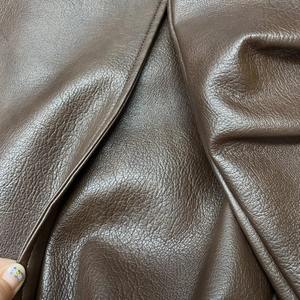 Otoño/Invierno nuevos hombres Retro manga larga Turn-Down Collar cuero genuino ecológico impermeable lona chaqueta cremallera máquina - Product Image 6