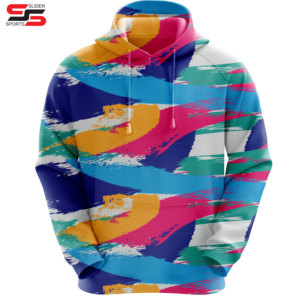 OEM Sublimated Performance Moisture Wicking <b>Fishing</b> Shirts Quick Dry Lightweight Polyester Hoodie with UV Protection and Pocket - Product Image 3