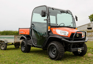 รถอเนกประสงค์ Kubota RTV UTV มือสอง ขนาด 250 ซีซี ขับเคลื่อน 4 ล้อ เกียร์อัตโนมัติ เครื่องยนต์ 4 จังหวะ ได้รับการรับรองมาตรฐาน EPA ใช้เชื้อเพลิงเบนซิน/ดีเซล แบบเปิด สำหรับงานฟาร์ม ขนส่ง พร้อมระบบดิฟเฟอเรนเชียล - Product Image 5