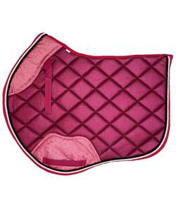 Ensemble de coussinets de selle de dressage équin rose Style de saut avec remplissage en coton Sublimation Matchy Set pour cheval - Product Image 3